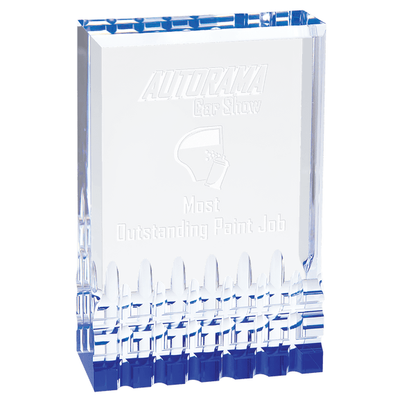 MR31BU - 3 1/2" x 5" Blue Mirage Acrylic