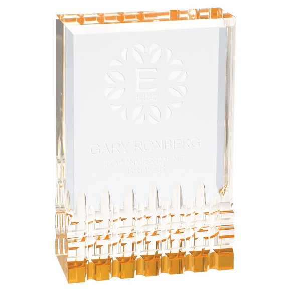 MR31G - 3 1/2" x 5" Gold Mirage Acrylic