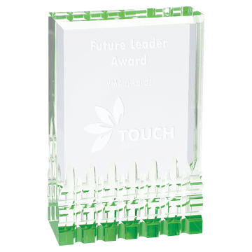 MR31GN - 3 1/2" x 5" Green Mirage Acrylic