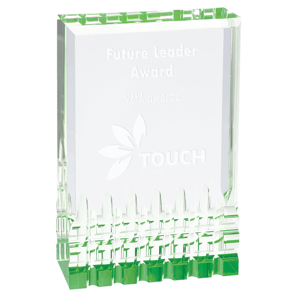 MR31GN - 3 1/2" x 5" Green Mirage Acrylic