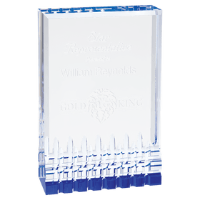 MR32BU - 4 1/4" x 6" Blue Mirage Acrylic