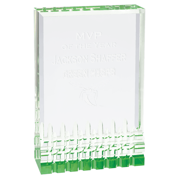 MR32GN - 4 1/4" x 6" Green Mirage Acrylic