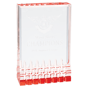 MR32RD - 4 1/4" x 6" Red Mirage Acrylic

