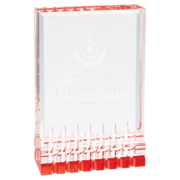 MR32RD - 4 1/4" x 6" Red Mirage Acrylic

