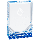 MR41BU - 3 1/2" x 5" Blue Jewel Mirage Acrylic