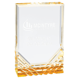 MR42G - 4 1/4" x 6" Gold Jewel Mirage Acrylic