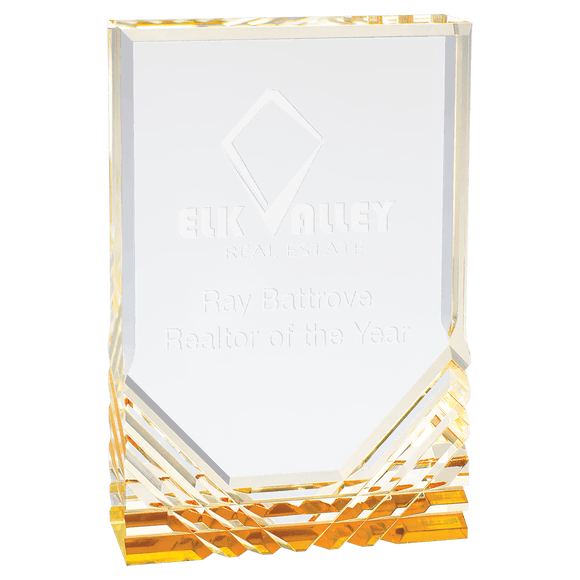 MR43G - 5" x 7" Gold Jewel Mirage Acrylic