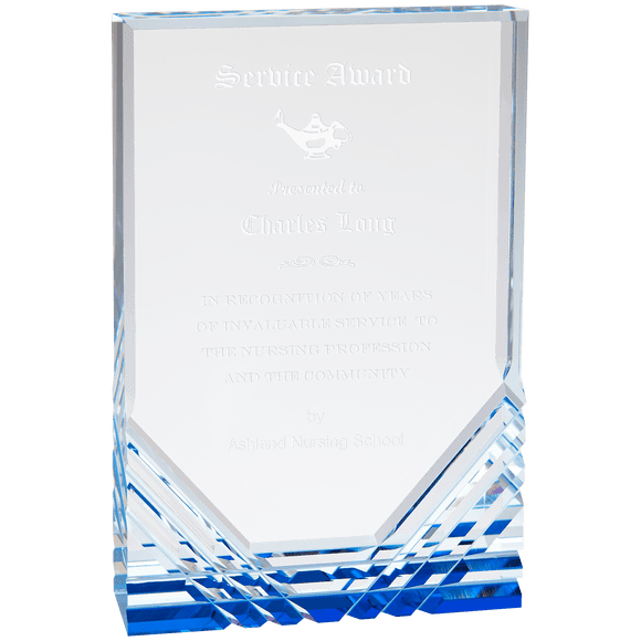 MR44BU - 6" x 8" Blue Jewel Mirage Acrylic