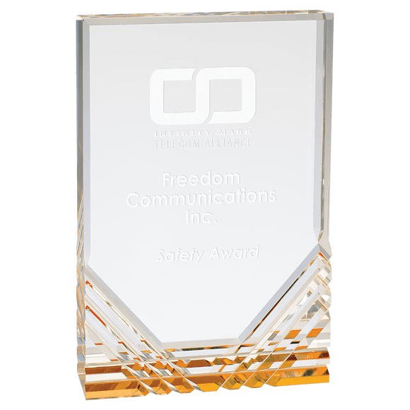 MR44G - 6" x 8" Gold Jewel Mirage Acrylic