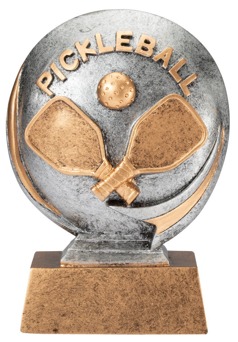 3D Pickleball Resin Trophy