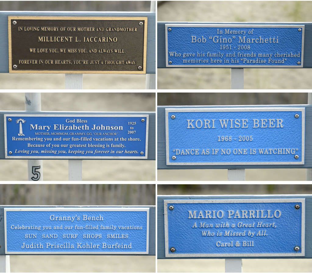 Ocean City NJ Bench Plaque