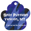 Full Color Custom Engraved Pet ID Tag - Choose from 5 Shapes-4