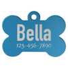 Laserable Anodized Aluminum Bone Pet Tag - Large