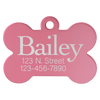 Laserable Anodized Aluminum Bone Pet Tag - Large