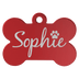 Laserable Anodized Aluminum Bone Pet Tag - Large