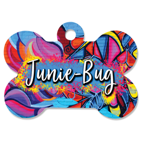 Full Color Custom Engraved Pet ID Tag - Choose from 5 Shapes