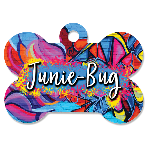 Full Color Custom Engraved Pet ID Tag - Choose from 5 Shapes