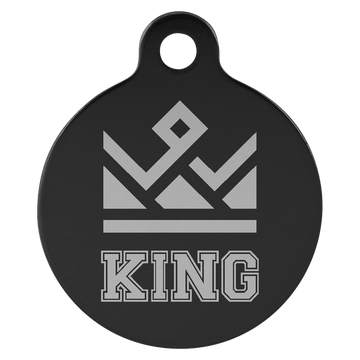 Laser Engraved Anodized Aluminum Round Pet ID Tag