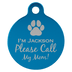 Laser Engraved Anodized Aluminum Round Pet ID Tag