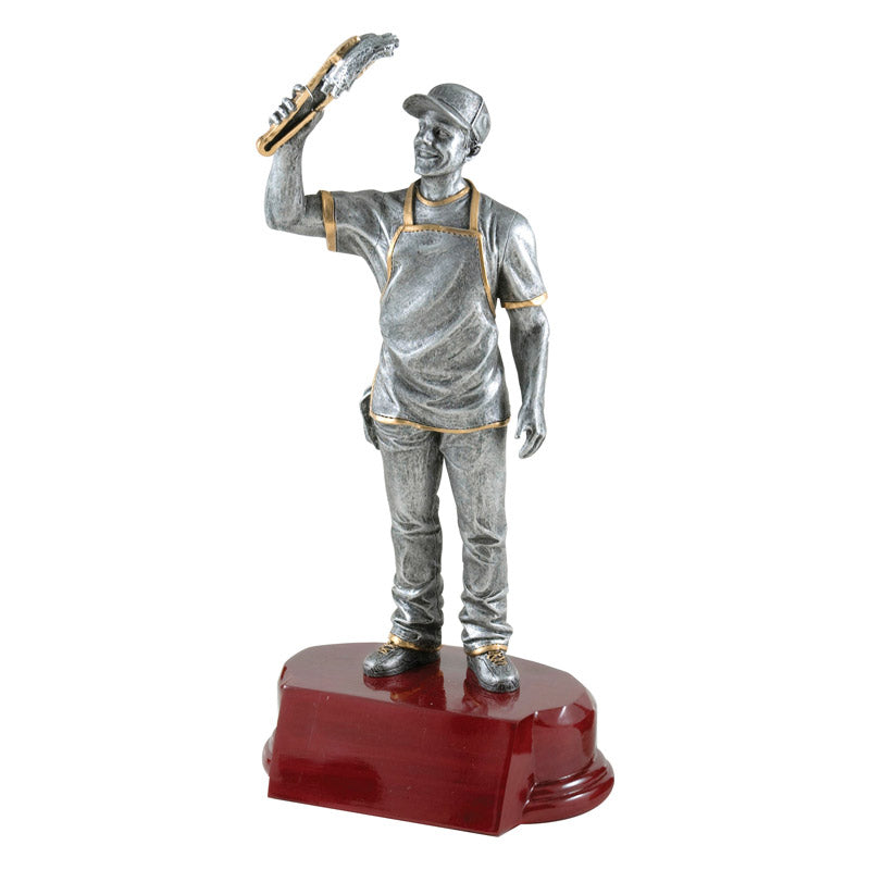 Bar-B-Que BBQ Chef Resin Trophy - 2 Sizes