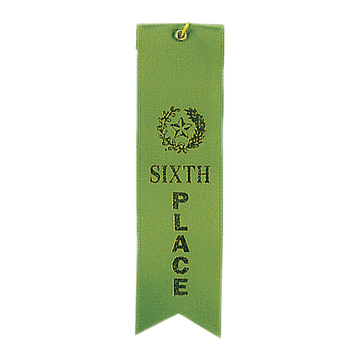 Buy 6th-place-green Place Carded Ribbon with String 2 x 8 inch