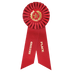 Large Place Rosette Ribbon 9" - 2nd Place