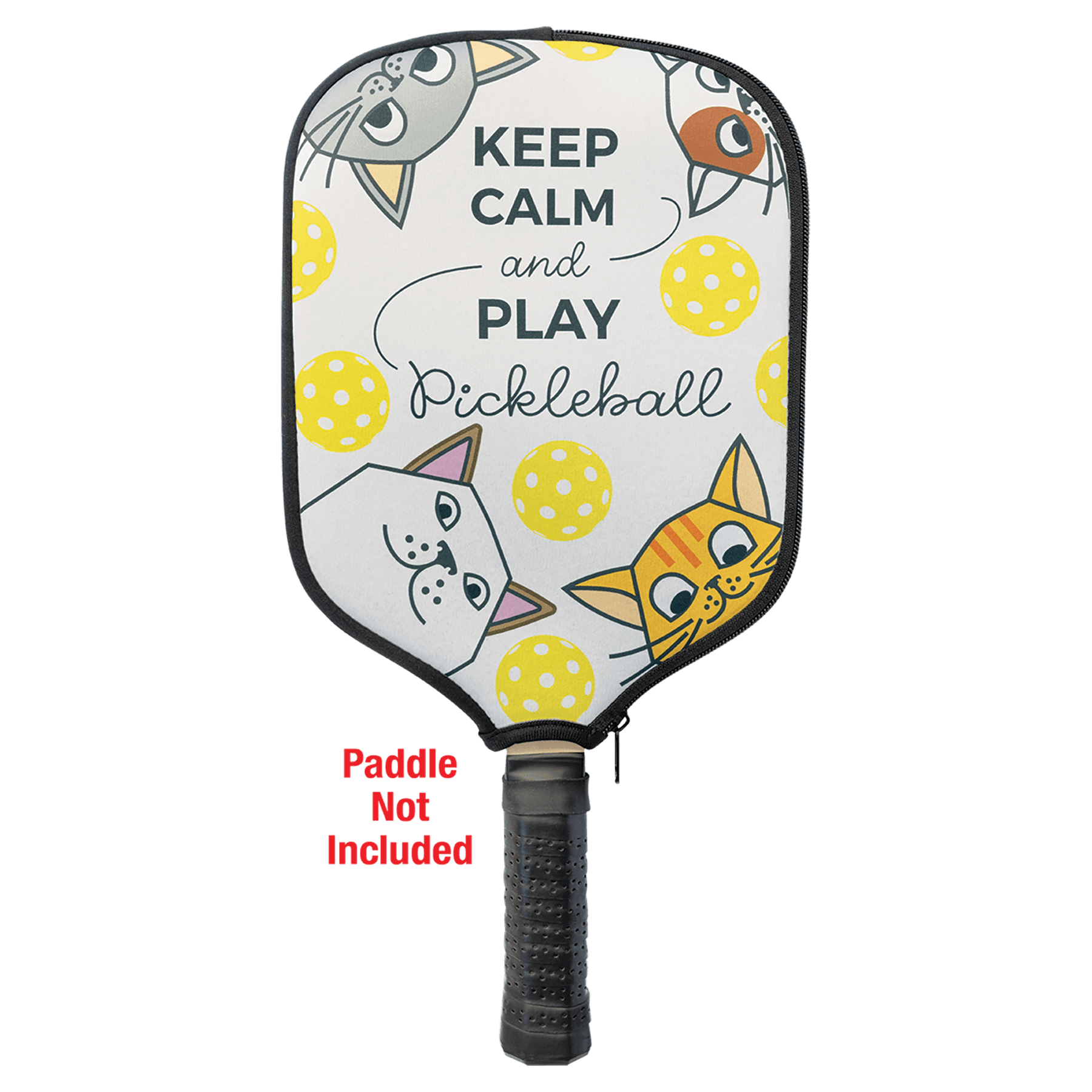 Custom Pickleball Paddle Cover - Your Logo or Text