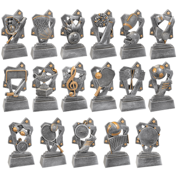 Pickleball Triumph Resin Trophy - 0